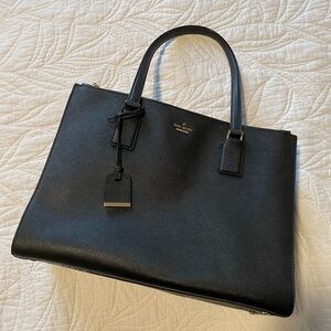 Kate Spade Tote Bag Black Leather